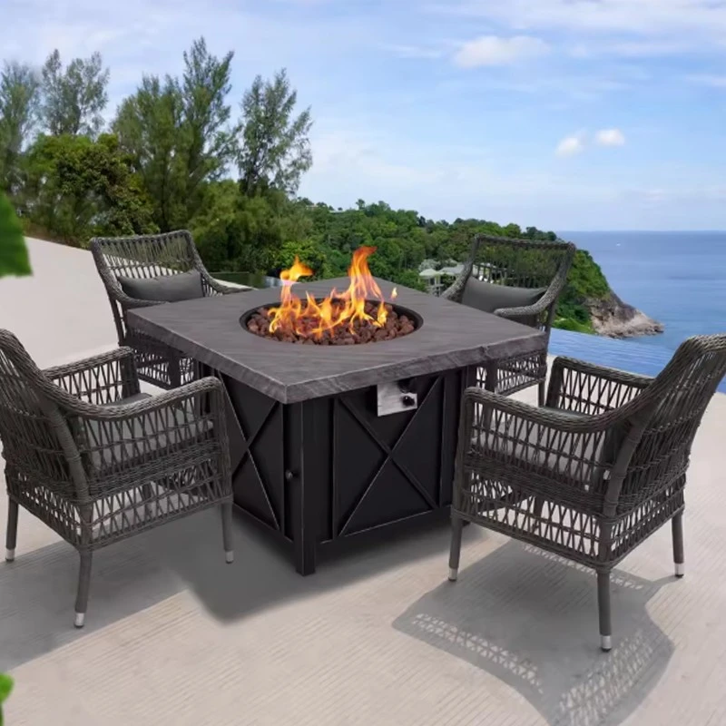 Metal Fire Pit Table factory